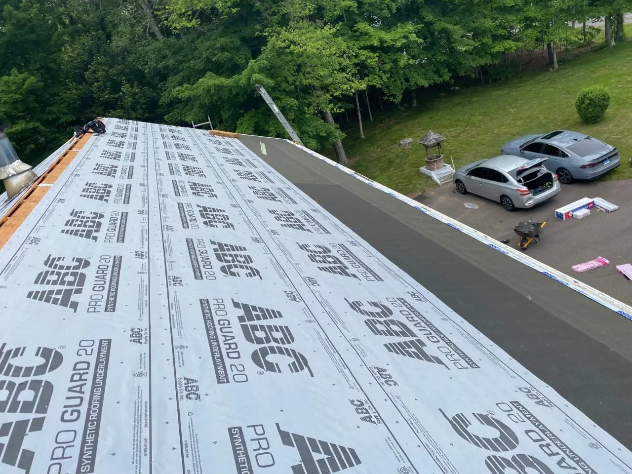 Roofing project in Connecticut