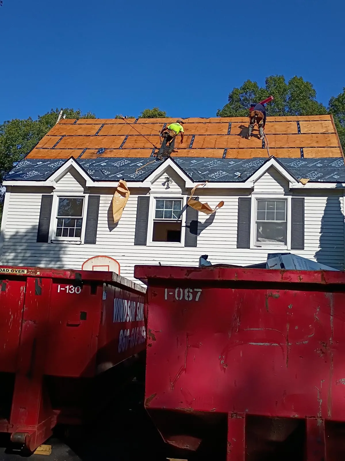 Seamless gutter installation in Connecticut