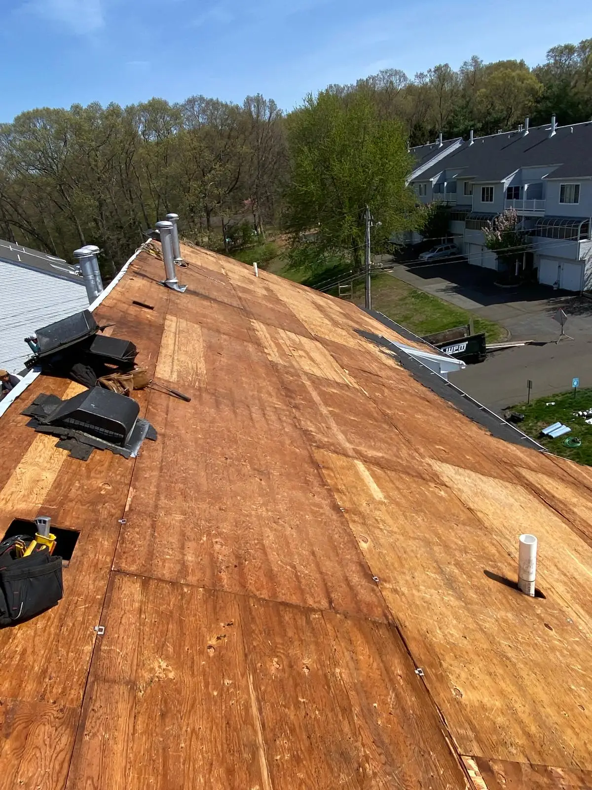 Property restoration on a Connecticut home