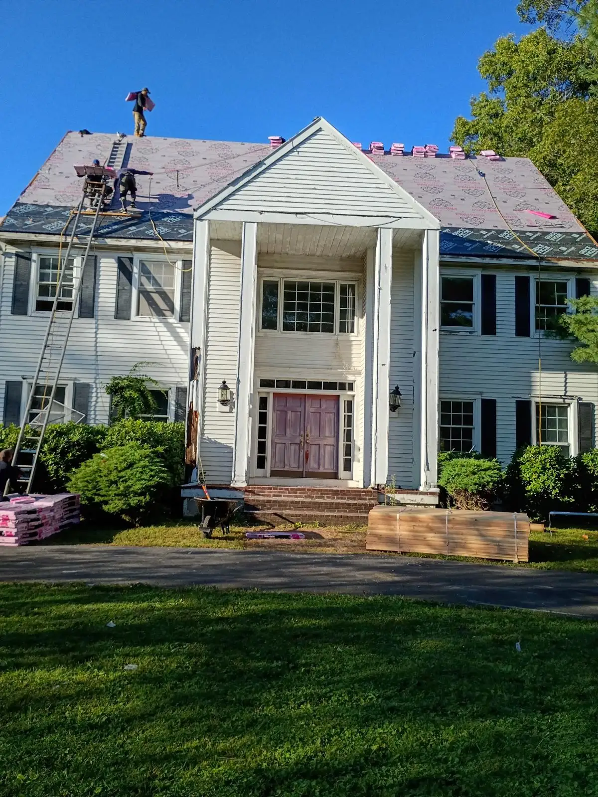 Attic insulation installation in Connecticut