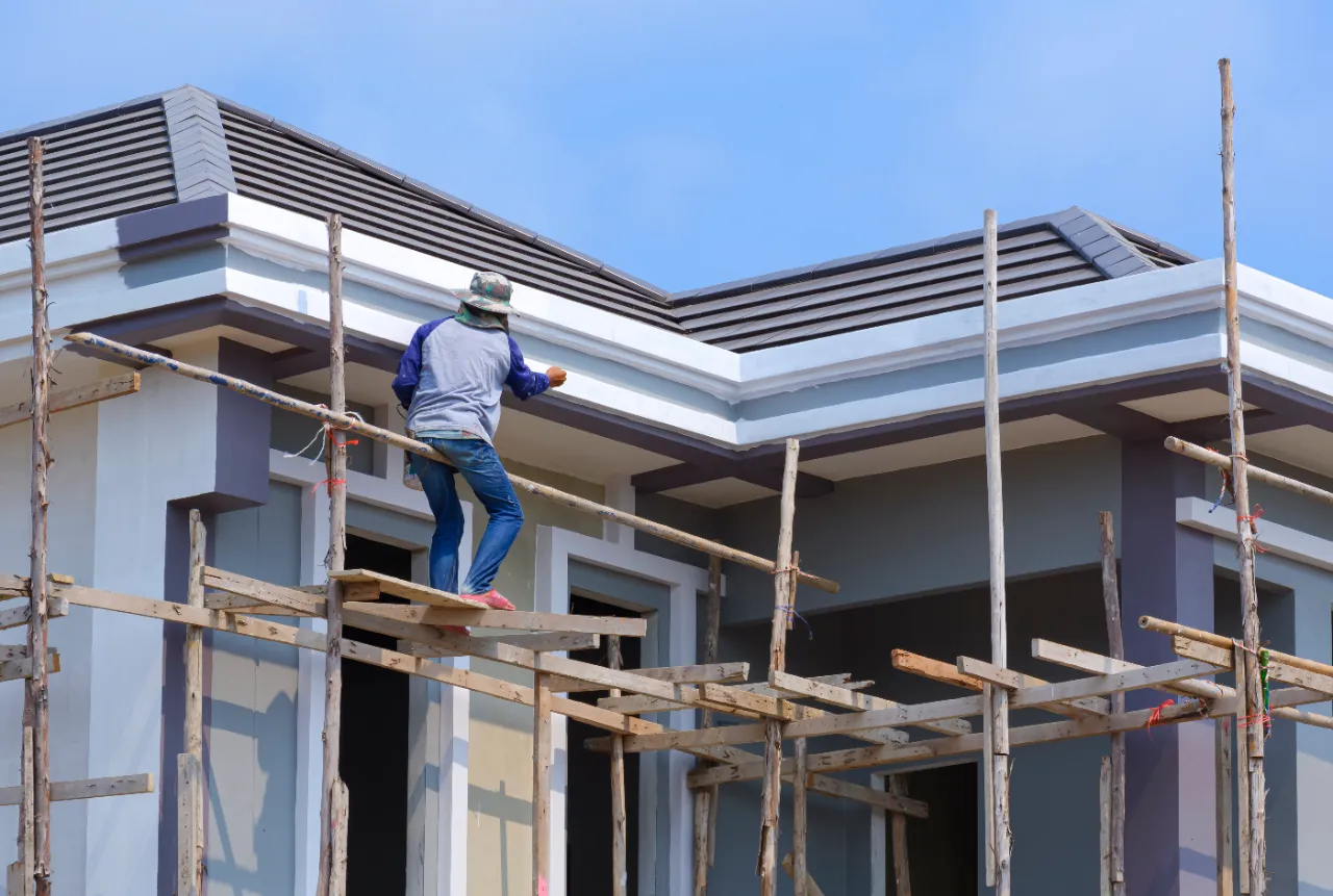 Exterior painting project in Connecticut