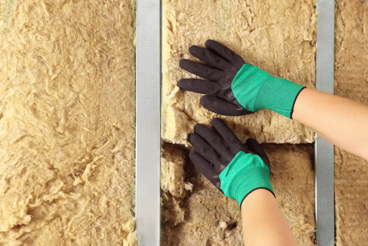 Attic insulation project in Connecticut
